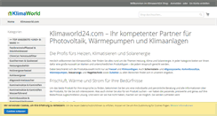 Desktop Screenshot of klimaworld24.info